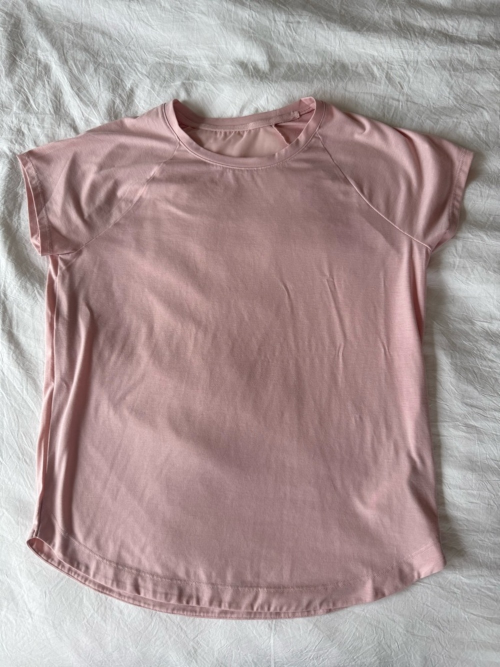Athleta girl, Light Pink Short Sleeve Tee, Like New